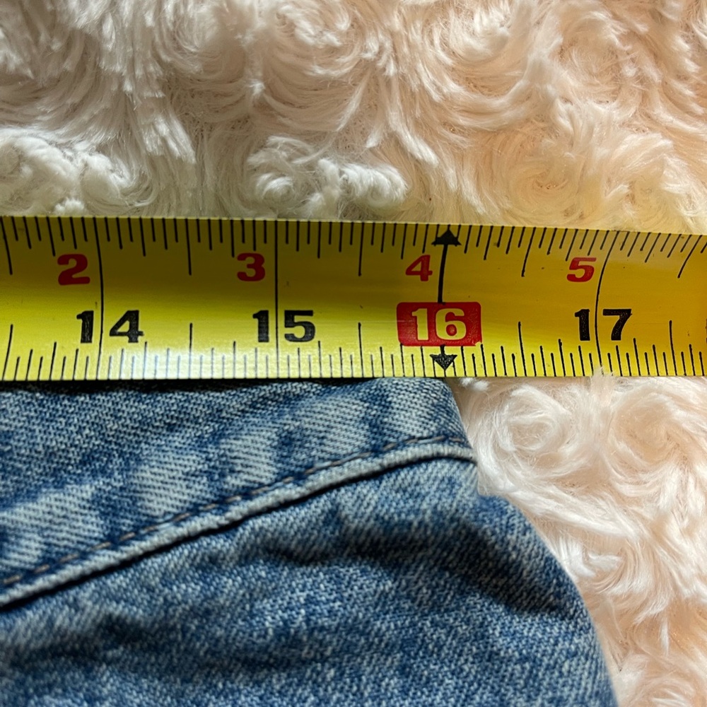 Vintage Denim Riders High-Waisted Summer Jean Shorts Sz L - Picture 5 of 6
